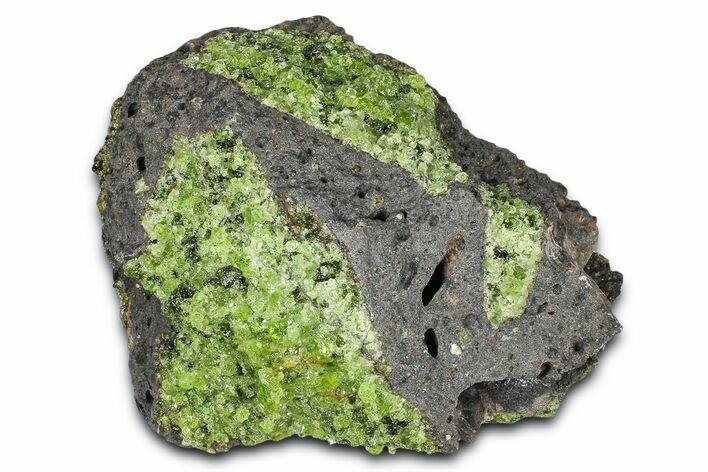 Peridot Crystals in Basalt - Arizona #369521